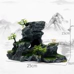 Huoxun Shop A Rockery5 Tarzı Büyük Akvaryum Dekorasyonu Balık Tankı Peyzaj Yapay Kaya Süslemeleri Aquascape Manzara Dekor Aksesuarları Balık Malzemeleri (Yurt Dışından)