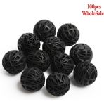 Huoxun Shop A Siyah Stil Tek Boyut Aquarium Bio Balls Filtre Malzemesi Islak Kuru Koi Balık Tankı Havuz Mercan Rifiği (Yurt Dışından) - akvaryum filtreleme