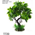 Huoxun Shop A T720 Stili Plastik Yapay Bitkiler Simülasyon Akvaryum Büyük ve Küçük Peyzaj Ağaç Çim Nilüfer Dekor Su Yosunları Balık Tankı Süsü (Yurt Dışından) - 1