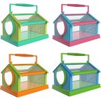 Huoxun Shop A Taşınabilir Böcek Kelebek Habitat Kafesi Terraryum Katlanır Açık Böcek Yetiştirme Gözlemci Nefes Alabilir ve Rahat Ev Evcil Hayvan (Yurt Dışından)