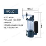 Huoxun Shop A WG-201 Stili Ab Adaptör Fişi Boyu Protein Skimmer WG-201 WG201 WG-308 WG308 WG-310 WG310 Wgw L Deniz Akvaryumu Balık Tankı Için (Yurt Dışından) - akvaryum filtreleme