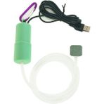 Huoxun Shop A Yeşil Stil Taşınabilir Mini USB Akvaryum Balık Tankı Oksijen Hava Pompası Sessiz Enerji Tasarruflu Kompresör Sucul Terraryum Aksesuarları (Yurt Dışından)
