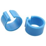 Huoxun Shop B Açık Mavi 100 Adet Tarzı Kuş Güvercin Ayak Halkası On Renk Iç Çap 8mm Hafif Ağırlık Hareket Özgürlüğü Kümes Kuşu Halka Kuş Taşıma Kolay Kurulum (Yurt Dışından)