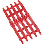 Huoxun Shop B Kırmızı Stil Kuş Güvercin Bıldırcın Tavuk Ayarlanabilir Ayak Yüzüğü Pvc Yüzükler 5 Renk Kümes Hayvanları Taşıma (Yurt Dışından)