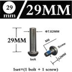 Huoxun Shop C 29 mm Tarzı M6 & Φ8* Scooter Paten Kaykay Bisiklet Bisiklet Şok Emiciler Somun ve Civata Vidalar Aksesuarları (Yurt Dışından) - Beyaz - 1