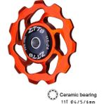 Huoxun Shop C Kırmızı Stil Ztto 11T Mtb Bisiklet Arka Aktarıcı Kasnak Seramik Rulmanlı Makara C Yol Bisikleti Kılavuz Makaralı Idare Bisiklet Parçaları (Yurt Dışından) - Beyaz
