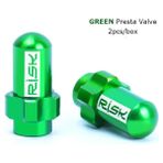 Huoxun Shop C Presta Vana Yeşil Tarzı 2 Adet Kutu Risk Hafif Alüminyum Alaşımlı Dağ Yol Bisikleti Lastik Presta Schrader Vana Kapağı Toz Kapağı (Yurt Dışından) - Beyaz - 1