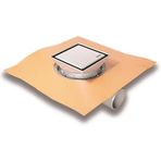Hüppe Masterv Yalıtımlı Noktasal Su Gideri 15X15 Mat Yandan Çıkışlı 47H0026000000027