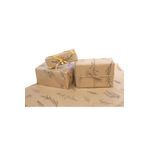 HUR-AY PACK 50x70/ Hediye Kağıdı/kraft Kağıt Hediye Poşeti/ Siyah Çiçek Baskılı Pelur Kağıdı /15 Adet