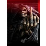 Huramarketing 30x40 cm 5d Elmas Boyama 3 Farklı Resim Değişenli Halloween İskelet Tablosu