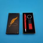 Huramarketing Deri Touchpen Kalem Anahtarlık