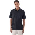 Hurley Icon Slub Polo Ss Erkek Siyah Polo Tişört - M