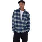 Hurley Portland Heavyweight Flannel Erkek Mavi Sweatshirt - Lacivert