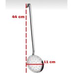 hürpa tedarik Endüstriyel Sanayi Tipi Kulplu Kevgir No: 3 44 cm