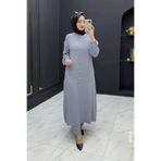 Hürrem AYROBİN KUMAŞ KADIN AYÇA TAKIM GRİ