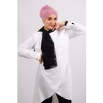 Hürrem Bone 1456_18 Gül Kurusu Sandy Kumaş Taşlı Pratik Hazır Geçmeli Tesettür Bone