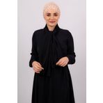 Hürrem Bone 1456_39 Somon Sandy Kumaş Taşlı Pratik Hazır Geçmeli Tesettür Bone
