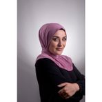 Hürrem Bone 2101-18 Gül Kurusu Sandy Arkadan Çıtçıtlı Geçmeli Eşarp