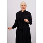 Hürrem Bone Bej Pratik Hazır Geçmeli Tesettür Bone Sandy Kumaş Taşlı 1456_12