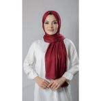 Hürrem Bone Bordo İnce Çizgili Şal Viskon Kumaş Bursa Dolama 202111_16