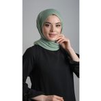 Hürrem Bone Çağla Yeşili Pratik Hazır Geçmeli Şal Viskon Kumaş Penye Şal 2108_32