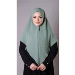 Hürrem Bone Çağla Yeşili Pratik Hazır Geçmeli Tesettür Eşarp Aerobin Kumaş Çapraz Hijab 2307_32