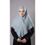 Hürrem Bone Çağla Yeşili Pratik Hazır Geçmeli Tesettür Eşarp Pamuk Caz Kumaş Düz Hijab 2306_32
