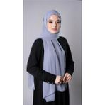 Hürrem Bone Gri Pratik Hazır Geçmeli Şal Şifon Kumaş Hijab Bone 3009_15