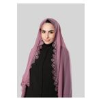 Hürrem Bone Gül Kurusu Namaz Başörtüsü Şal Şifon Güpürlü 202106_18