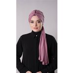 Hürrem Bone Gül Kurusu Pratik Hazır Geçmeli Tesettür Bone Sandy Kumaş Atkılı 2204_18