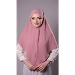 Hürrem Bone Gül Kurusu Pratik Hazır Geçmeli Tesettür Eşarp Aerobin Kumaş Çapraz Hijab 2307_18 - Standart