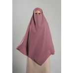 Hürrem Bone Gül Kurusu Pratik Hazır Geçmeli Tesettür Eşarp Krep Bağcıklı Çift Katlı Sufle Hijab 2314_18