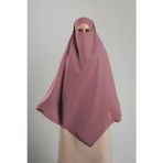 Hürrem Bone Gül Kurusu Pratik Hazır Geçmeli Tesettür Eşarp Krep Bağcıklı Çift Katlı Sufle Hijab 2314_18