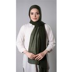 Hürrem Bone Haki Pratik Hazır Geçmeli Şal Şifon Kumaş Hijab Bone 3009_09