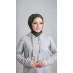 Hürrem Bone Haki Pratik Hazır Geçmeli Şal Viskon Kumaş Penye Şal 2108_09