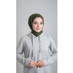 Hürrem Bone Haki Pratik Hazır Geçmeli Şal Viskon Kumaş Penye Şal 2108_09