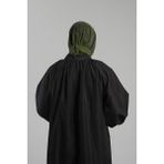 Hürrem Bone Haki Pratik Hazır Geçmeli Tesettür Eşarp Sandy Arkadan Çıtçıtlı Piliseli Hijab 2406_09