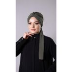 Hürrem Bone Koyu Vizon Pratik Hazır Geçmeli Tesettür Bone Sandy Kumaş Atkılı 2204_38