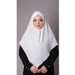 Hürrem Bone Krem Pratik Hazır Geçmeli Tesettür Eşarp Aerobin Kumaş Çapraz Hijab 2307_40