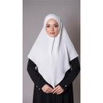 Hürrem Bone Krem Pratik Hazır Geçmeli Tesettür Eşarp Aerobin Kumaş Düz Hijab 2309_40