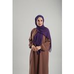 Hürrem Bone Mor Pratik Hazır Geçmeli Bone Şal Şifon Geçmeli İki Bantlı Çapraz 1460_22
