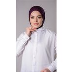 Hürrem Bone Mürdüm Pratik Hazır Geçmeli Tesettür Eşarp Sandy Kumaş Arkadan Çıtçıtlı 2206_07