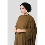 HÜRREM BONE Siyah Drapeli Salaş Tesettür Bone Sandy Büzgülü 2315_01