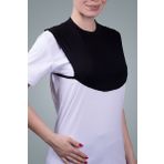 Hürrem Bone Siyah Tesettür Boyunluk Viskon Kumaş Düz 1003_01