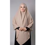 Hürrem Bone Sütlü Kahve Pratik Hazır Geçmeli Tesettür Eşarp Medine İpeği Bağcıklı Sufle Hijab 2301_26