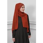 Hürrem Bone Taba Pratik Hazır Geçmeli Bone Şal Şifon Kendinden Boneli Taşlı Elişi Işlemeli 1450_33