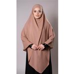 Hürrem Bone Taba Pratik Hazır Geçmeli Tesettür Eşarp Medine İpeği Bağcıklı Sufle Hijab 2301_33