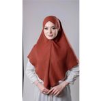 Hürrem Bone Taba Pratik Hazır Geçmeli Tesettür Eşarp Pamuk Caz Kumaş Tek Katlı Çapraz Hijab 2305_33