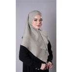 Hürrem Bone Taş Pratik Hazır Geçmeli Tesettür Eşarp Pamuk Caz Kumaş Çift Katlı Çapraz Hijab 2304_46