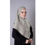 Hürrem Bone Taş Pratik Hazır Geçmeli Tesettür Eşarp Pamuk Caz Kumaş Çift Katlı Çapraz Hijab 2304_46